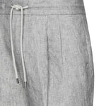 Pantaloni in tela di lino délavé GP12PT FU4MFS8290 DOLCE & GABBANA 