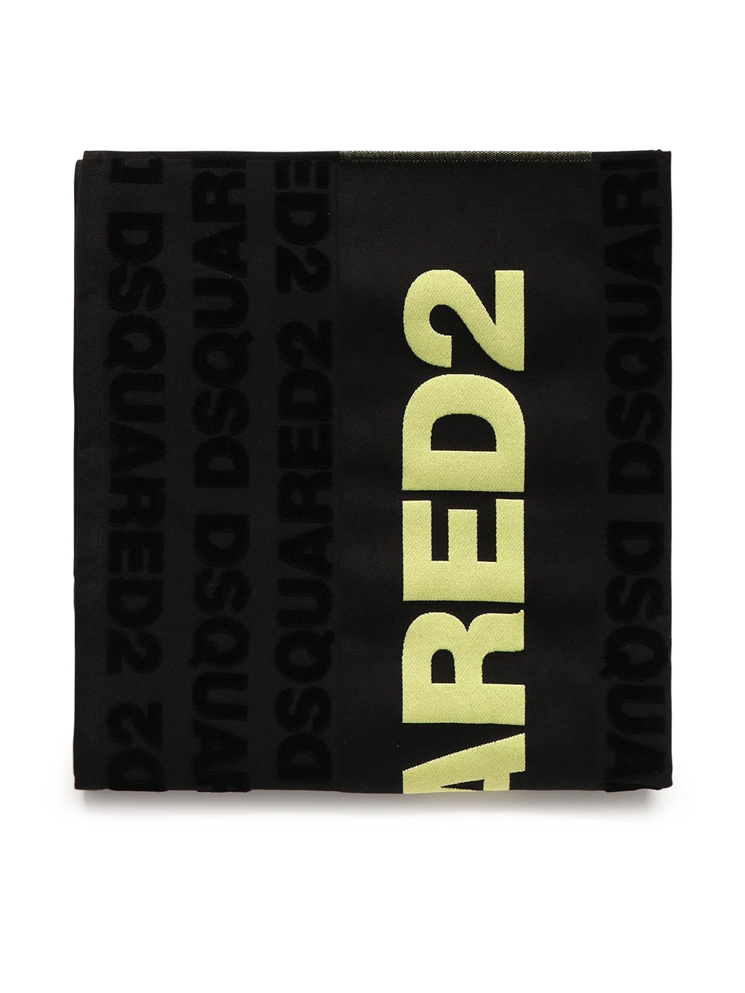 Telo mare in cotone con logo D7P006610 014 DSQUARED2 