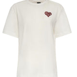 T-shirt con lettering Amore in strass 105526 A33IZR2 PINKO 