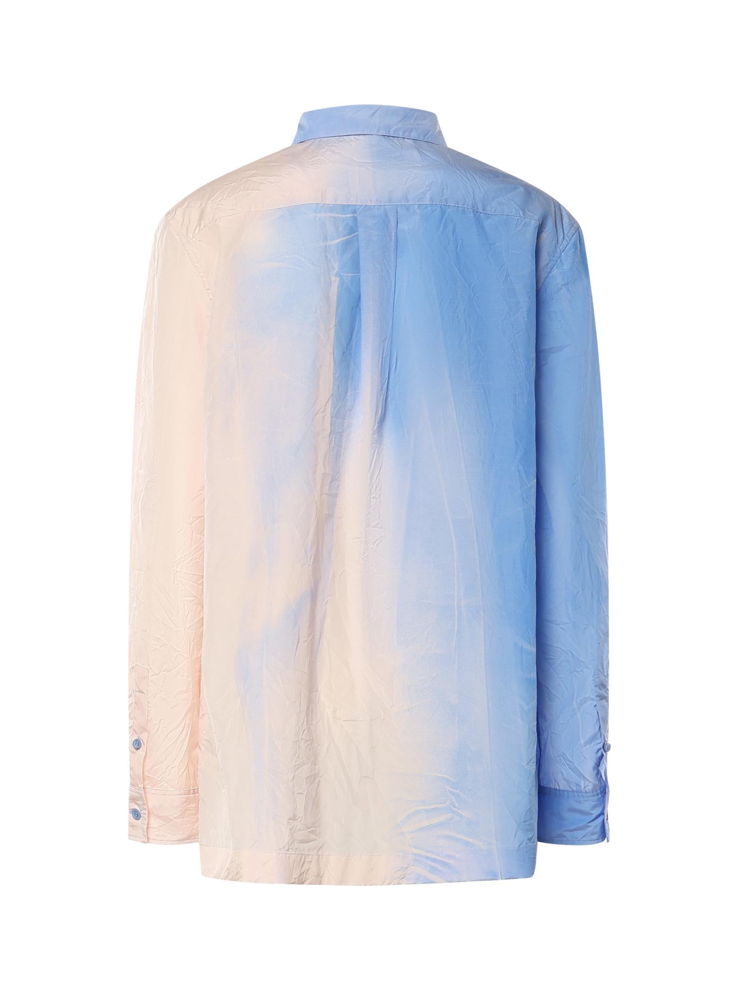 Camicia in cotone tecnico con stampa sfumata S540Y05XCX 5140 LOEWE 