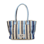 Borsa shopping con logo 73BS9MV02R ILENEAZZURRO/MULTICOLOR V° 73 
