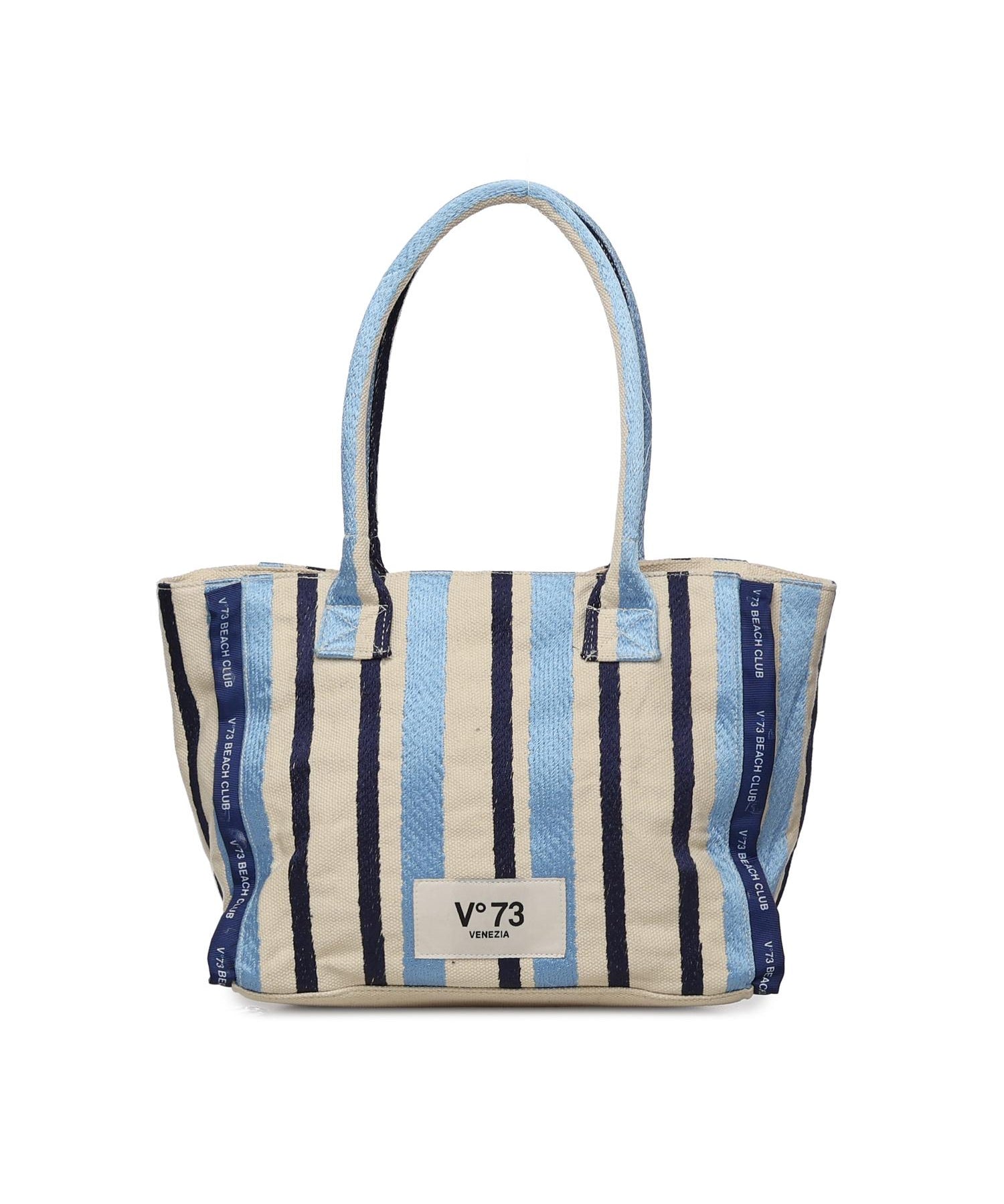 Borsa shopping con logo 73BS9MV02R ILENEAZZURRO/MULTICOLOR V° 73 