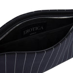 Clutch in fresco di lana gessato WB322 ES0080D999 DONDUP 