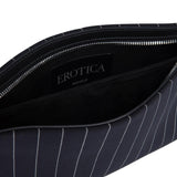 Clutch in fresco di lana gessato WB322 ES0080D999 DONDUP 