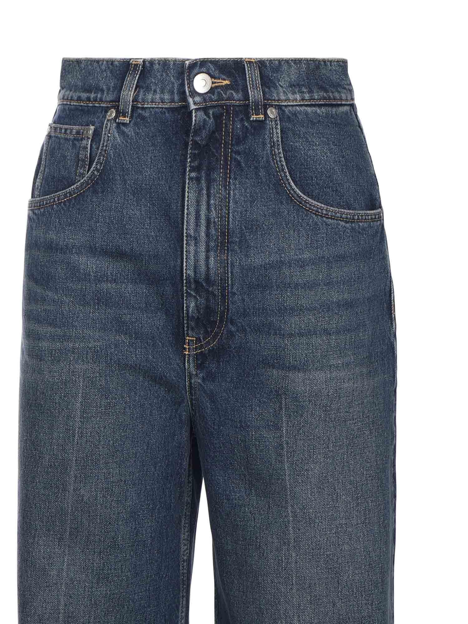 Jeans in denim con gamba dritta 6D0274 3SQH374083 STELLA McCARTNEY 