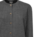 Cardigan in lana a coste 835337 V5L701370 BOTTEGA VENETA 