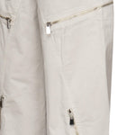 Pantaloni a gamba ampia in gabardina grigio ghiaccio 104981 A2ECI12 PINKO 