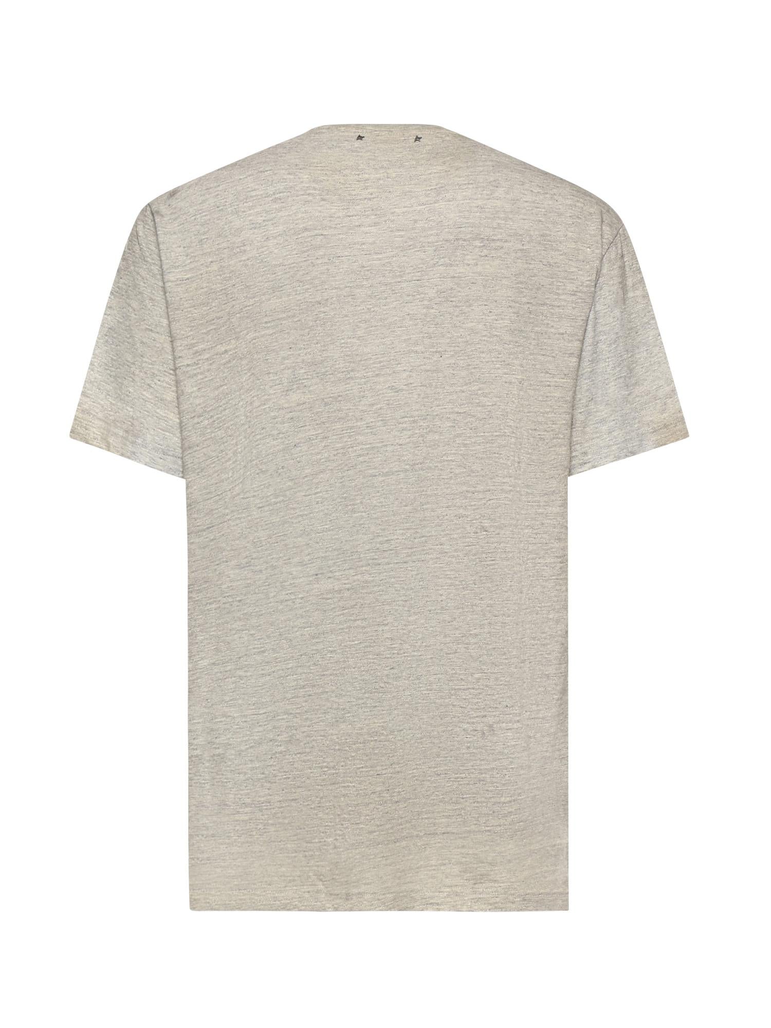 T-shirt in jersey con stampa GMP01220 P00252460255 GOLDEN GOOSE 