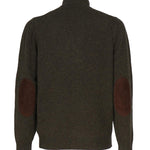 Maglione con zip Patch MKN0731 GN73 BARBOUR 