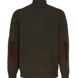 Maglione con zip Patch MKN0731 GN73 BARBOUR 