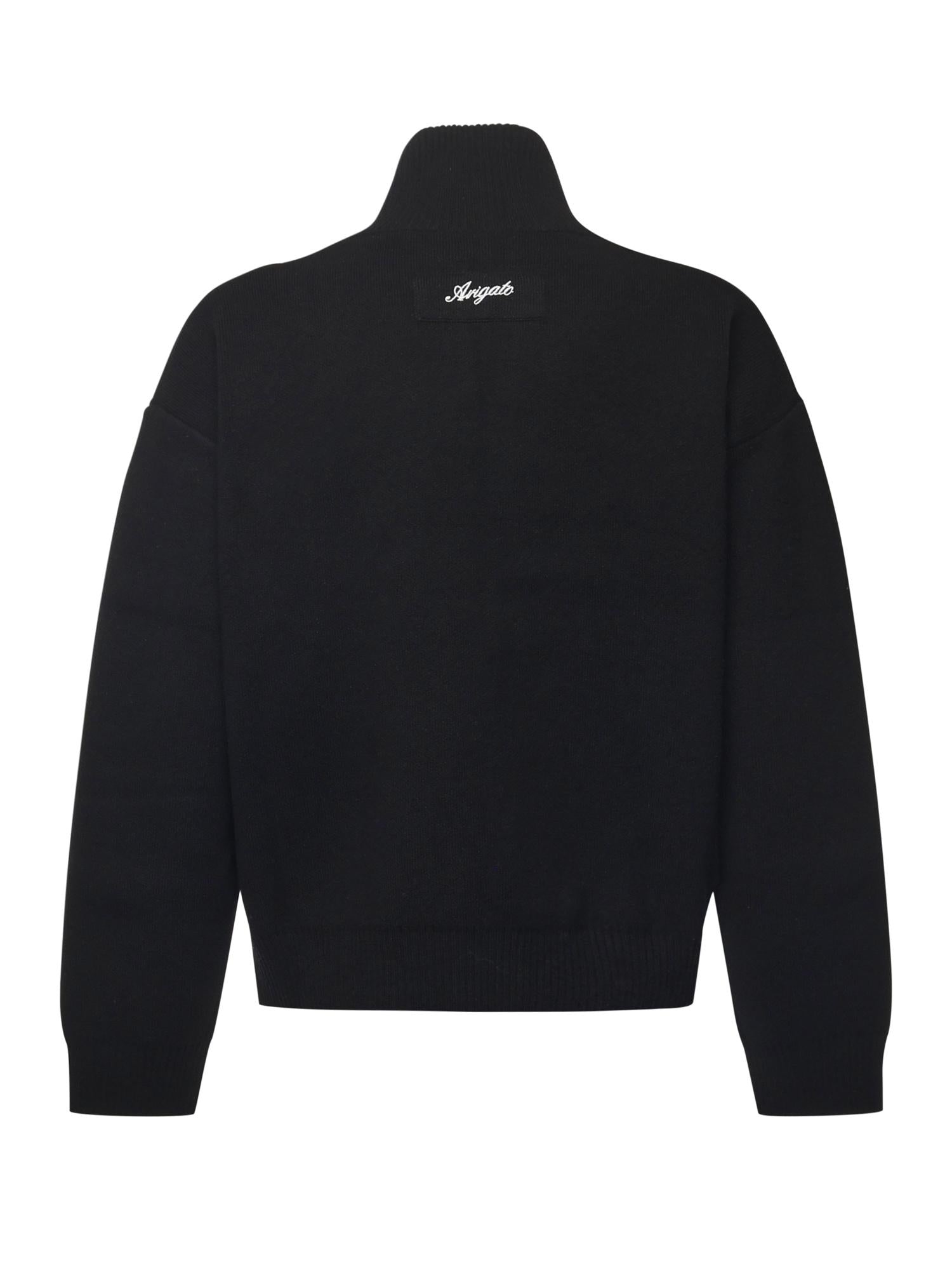 Cardigan Core con zip A2143004 BLACK AXEL ARIGATO 