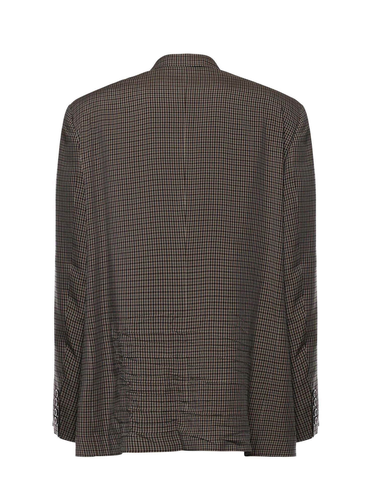 Blazer 'SB' in lyocell a quadri 850763 TTO382866 BALENCIAGA 