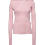 Maglia scollo a V in seta MML01B 18BQF0638 MIU MIU 