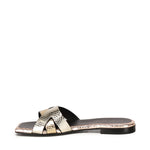 Sandali piatti Miryam<BR/> MIRYAM PLATINO GIULIANO GALIANO 
