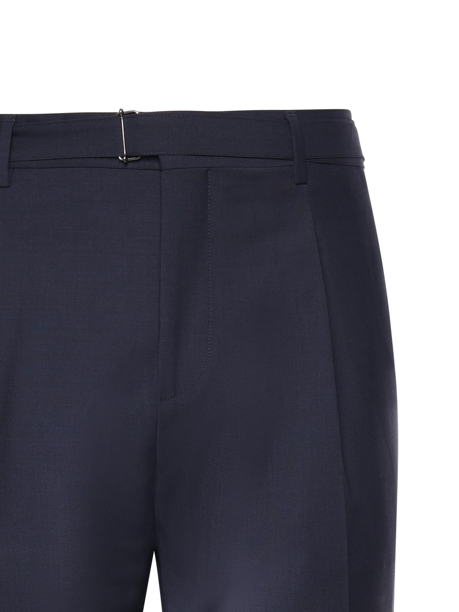 Pantalone Andy in misto lana ANDY TBCMBLU SCURO BE ABLE 