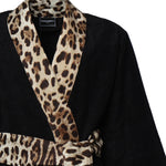 Accappatoio in cotone Leopard<BR/> TCF010 TCAGOUL002 DOLCE & GABBANA HOME 