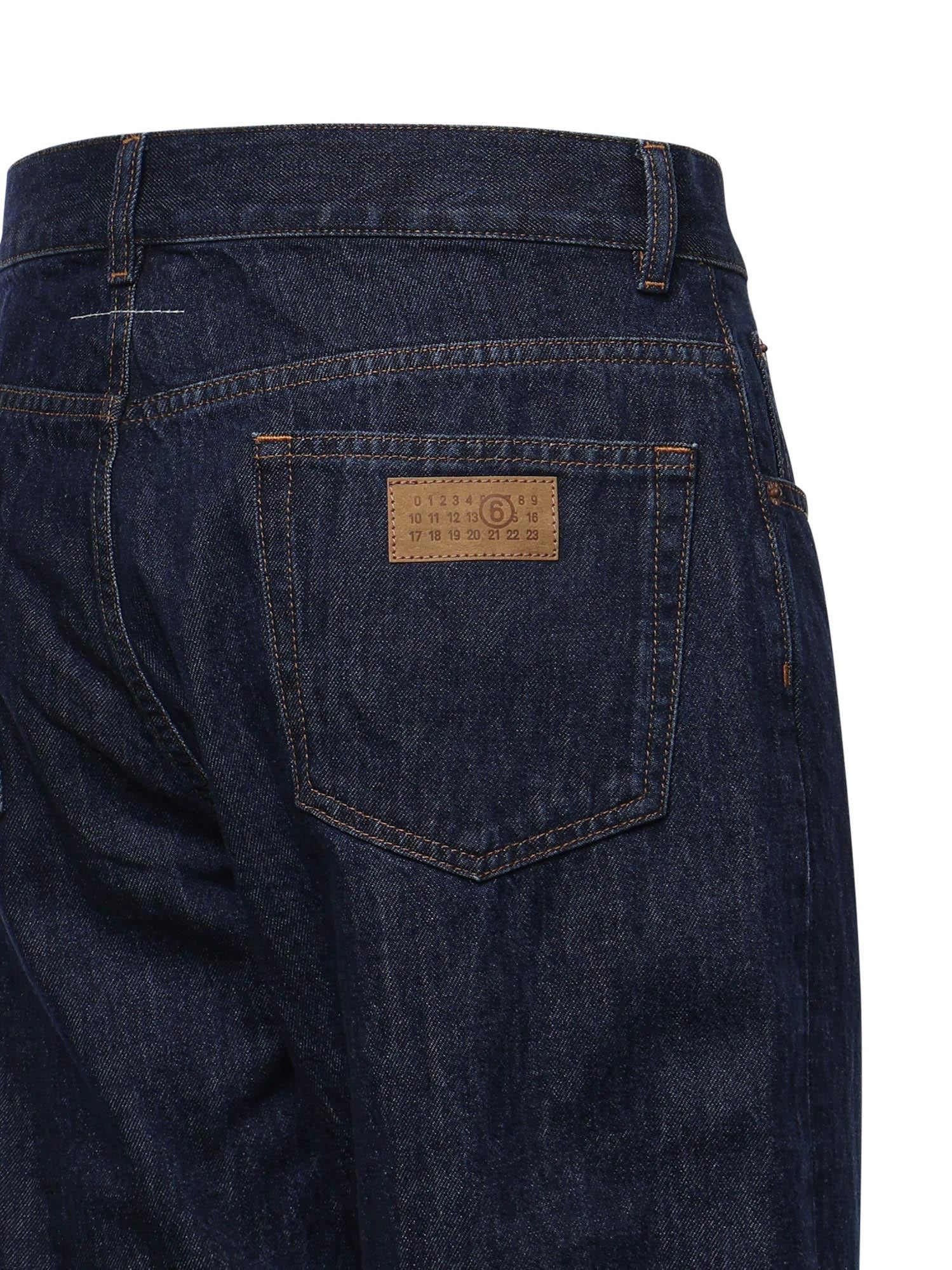 Jeans a gamba dritta SH0LA0043 M30055967 MM6 Maison Margiela 