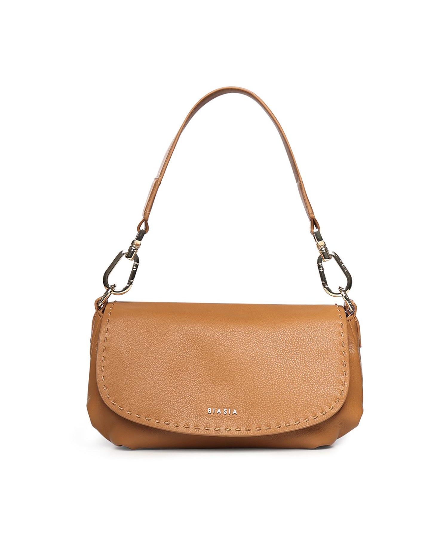 Borsa a spalla in pelle BIBP9VJ01 CUOIO BIASIA 