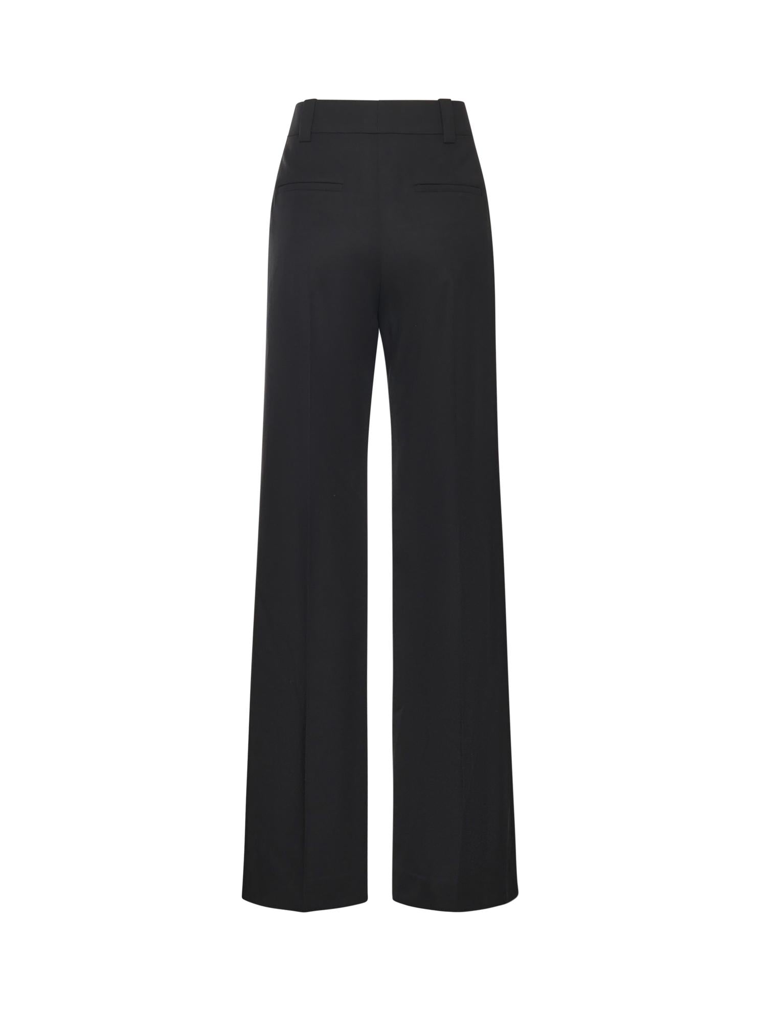 Pantaloni sartoriali in lana grain de poudre CHC25APA29067 001 CHLOÉ 