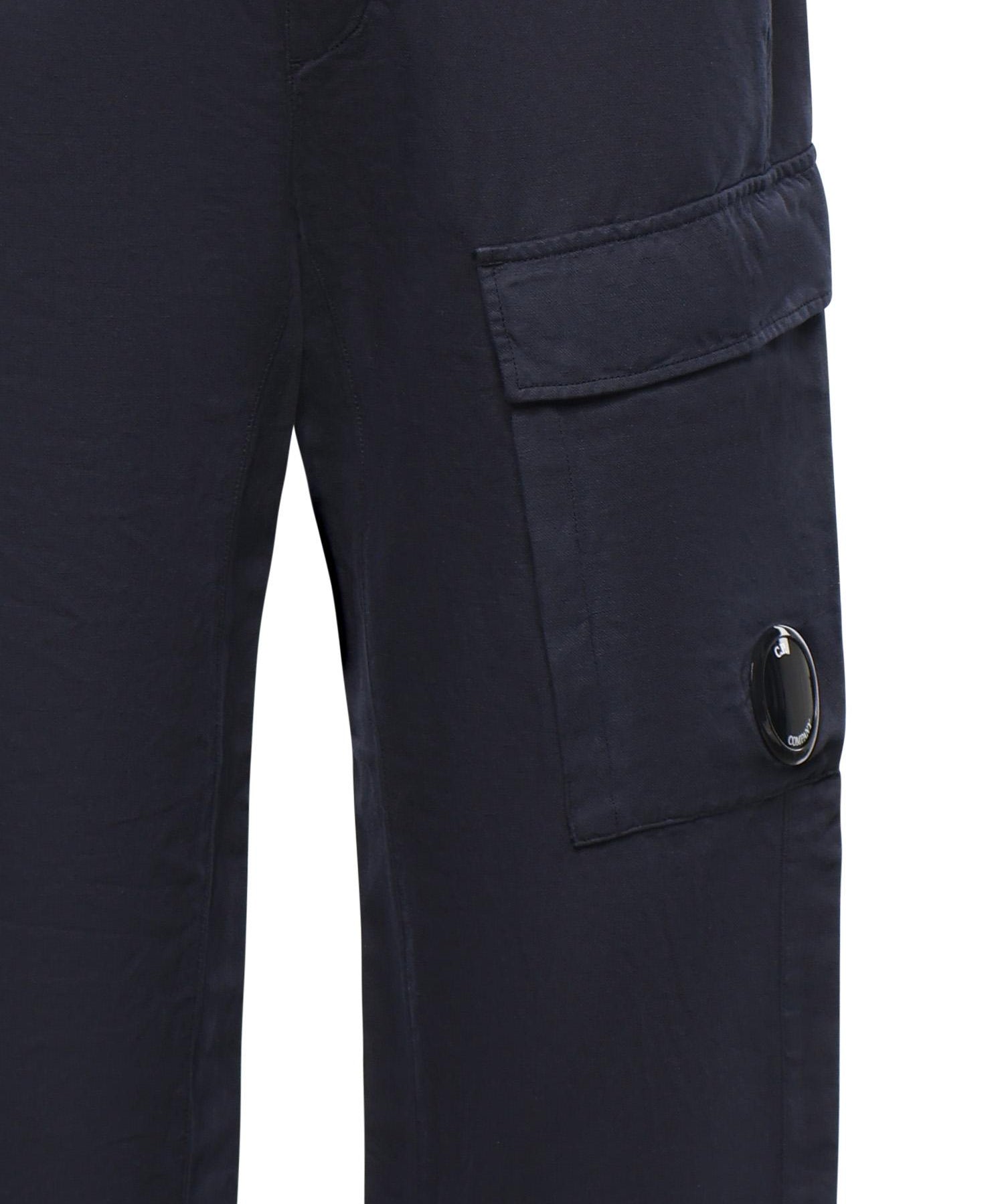 Pantaloni in cotone e lino 20CMPA249A11 0626G888 C.P. COMPANY 