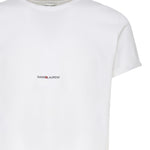 T-shirt in cotone con logo 464572 YB2DQ9000 SAINT LAURENT 