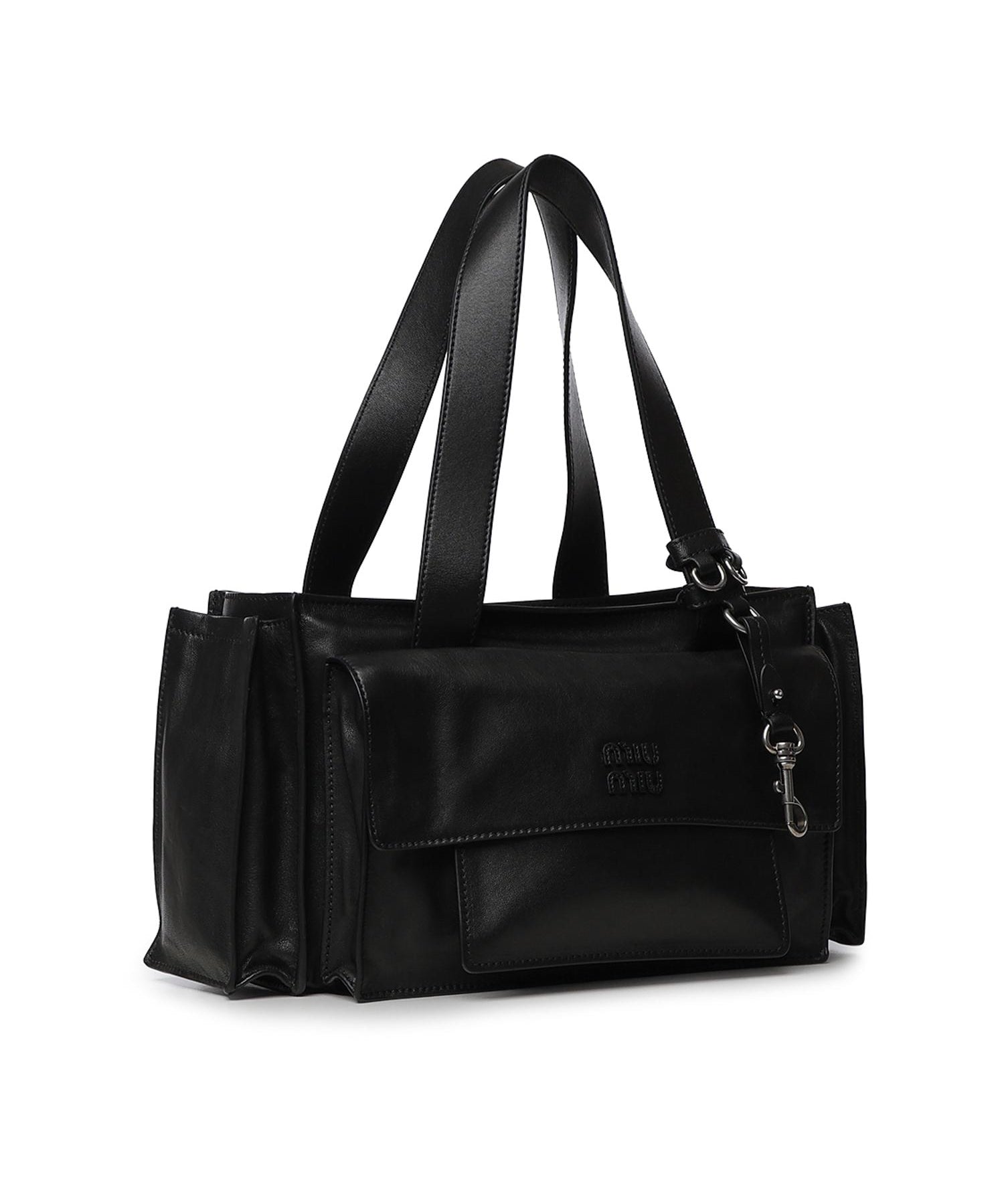 Borsa shopping Utilitaire in nappa 5BG335 2G7QF0002 MIU MIU 