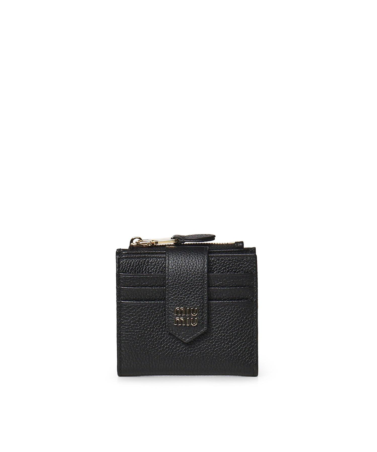 Portafoglio piccolo in pelle 5ML047 ADT7F0002 MIU MIU 