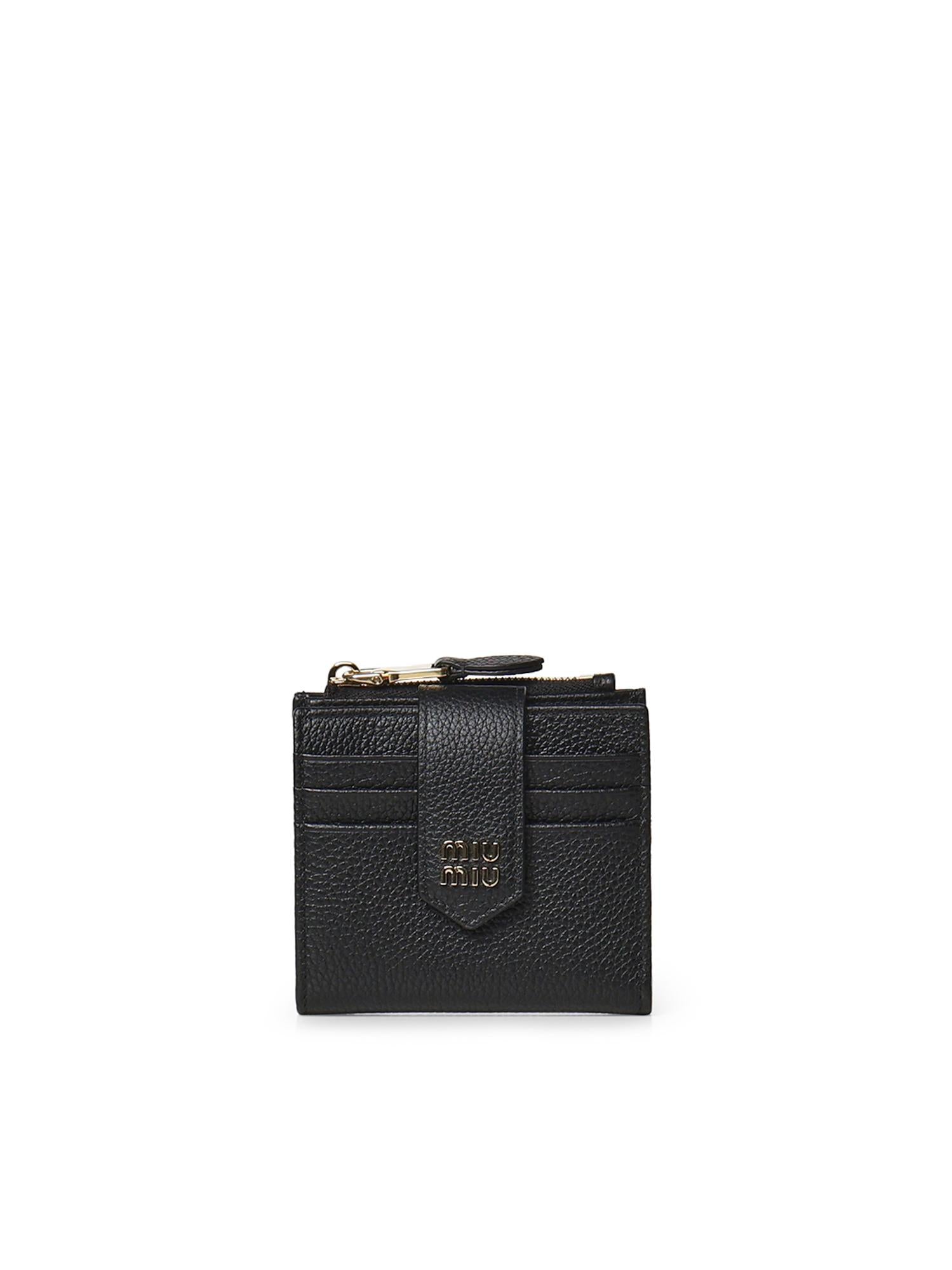 Portafoglio piccolo in pelle 5ML047 ADT7F0002 MIU MIU 