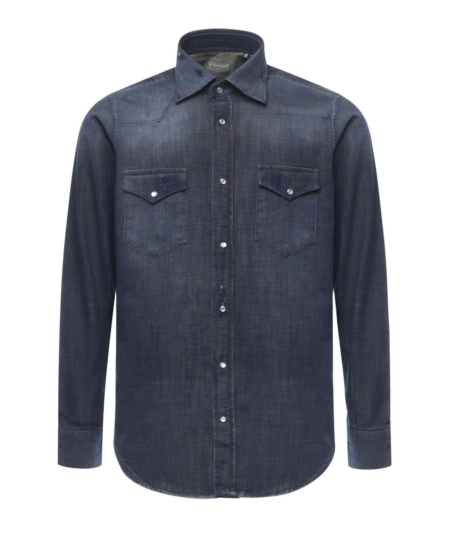 CamiciaTexas in denim di cotone SCC0001SH45350400C  SARTORIO NAPOLI 
