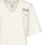 T-shirt Suez in cotone 104606 A2D0Z05 PINKO 