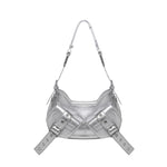 Borsa a spalla Y2K.002 FBBP70002LAM -ARGENTO/NIKEL BIASIA 