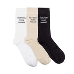 Set di 3 paia di calzini in misto cotone PERMSK101CO024 MC Drôle de Monsieur 