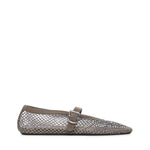 Ballerine in rete con strass AA3A029A023 210 ALAIA 