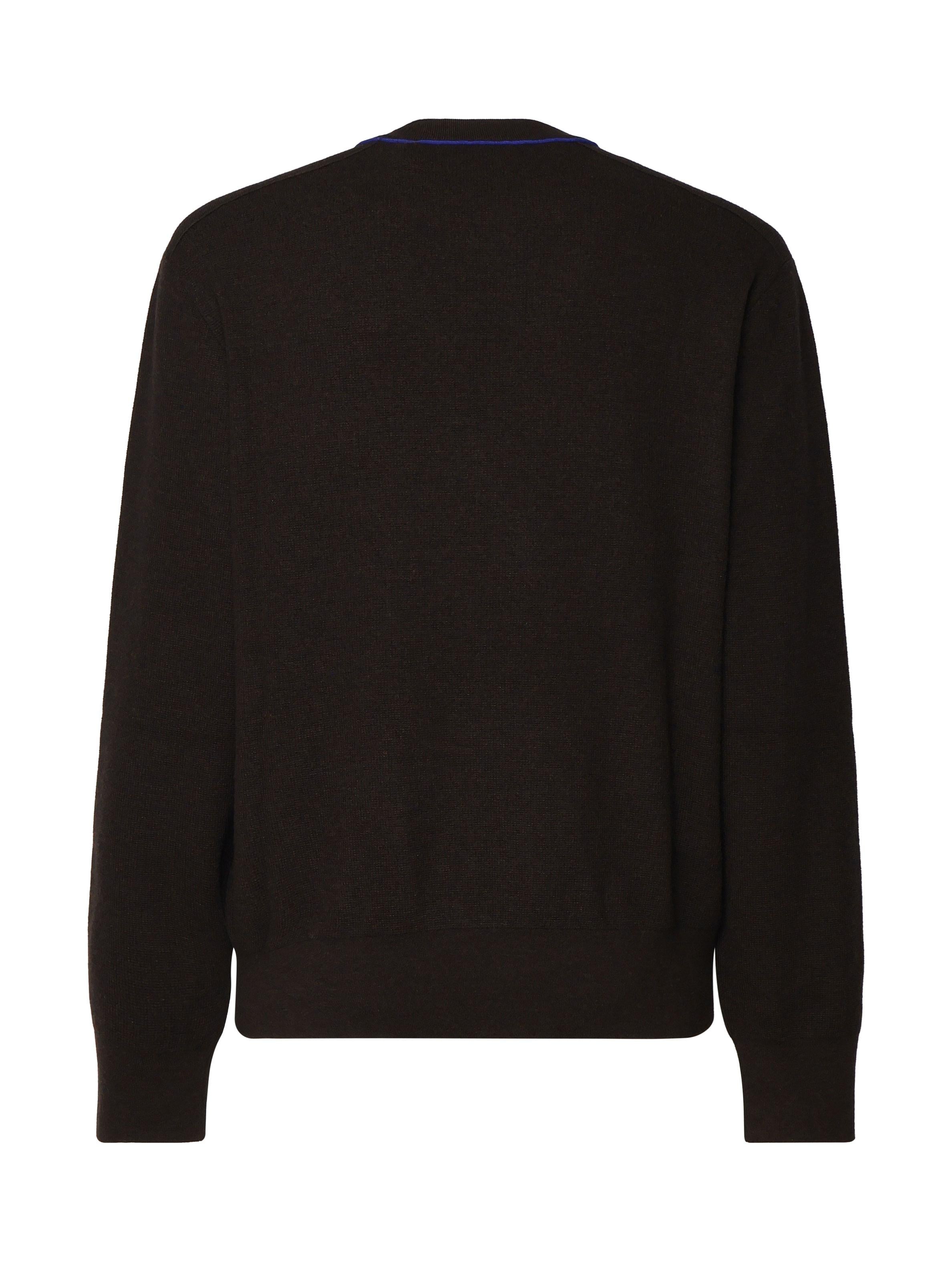 Maglioncino in cashmere con logo knight 8093611 C1170 BURBERRY 