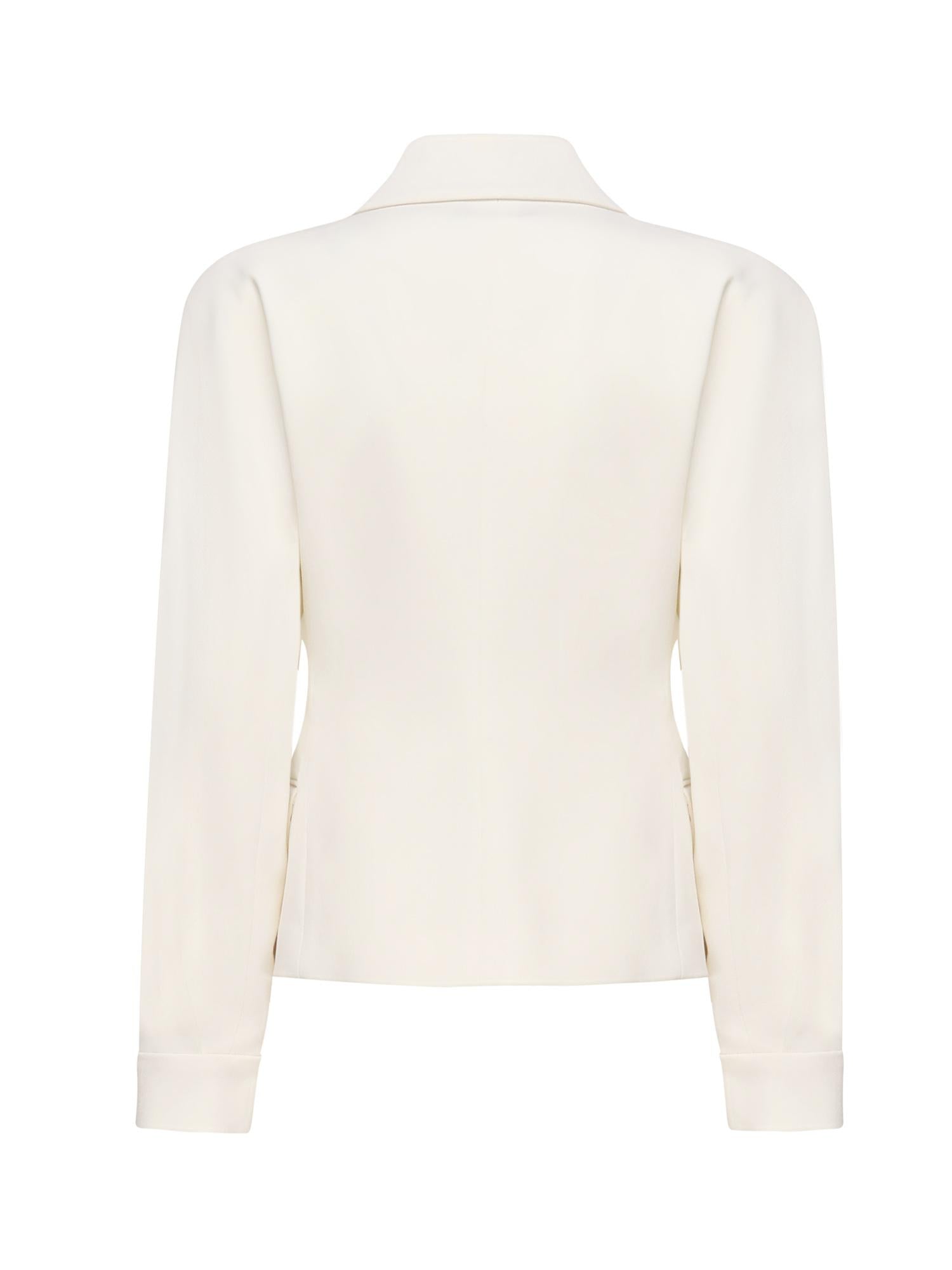 Giacca in crêpe di lana FABX4143F2335 0822 ALESSANDRA RICH 