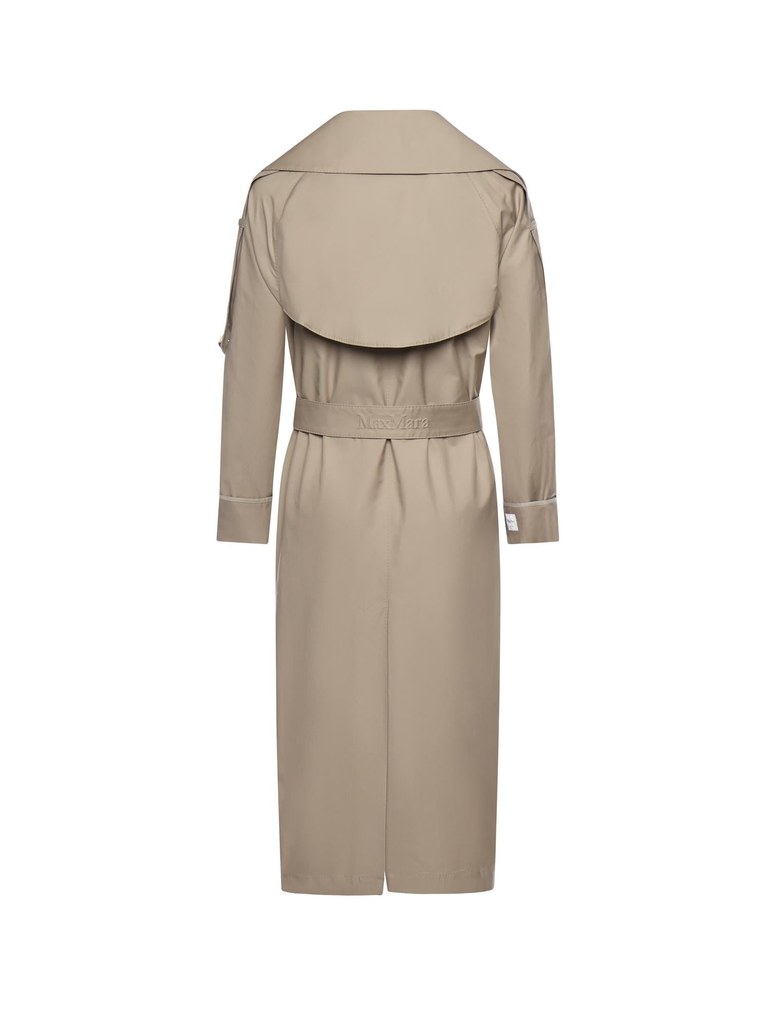 Trench over in twill antigoccia 2619021014600 013 MAX MARA THE CUBE 