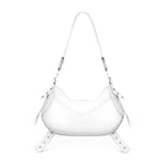 Borsa a spalla Y2K.001 FBBP70001 -BIANCO/NIKEL BIASIA 