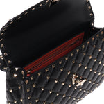Borsa Media Rockstud Spike in nappa 6W2B0122 NAP0NO VALENTINO GARAVANI 