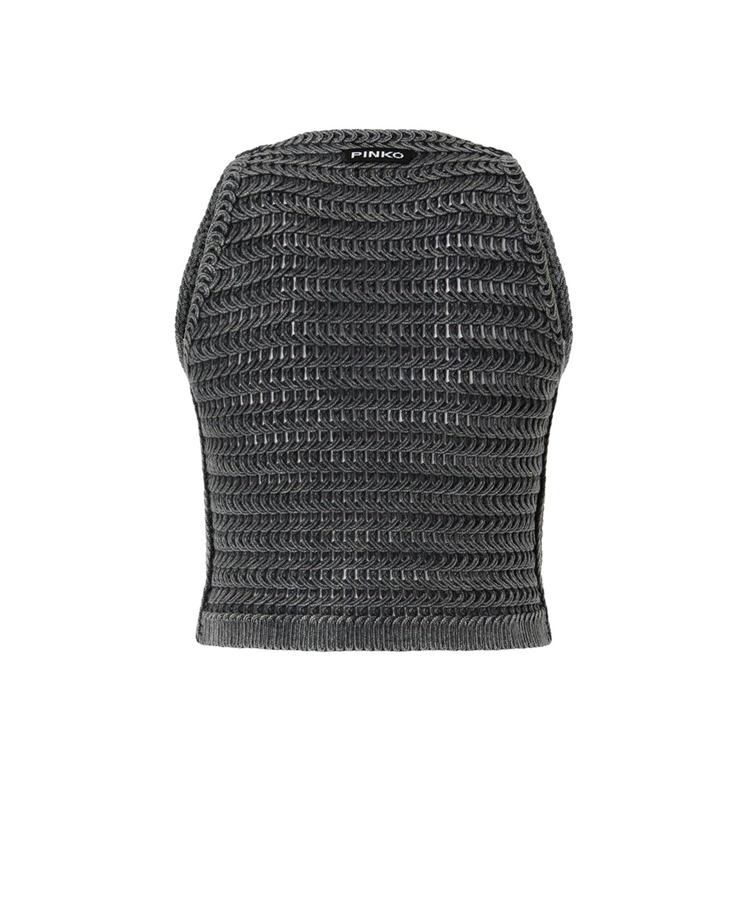 Gilet Myrtus in maglia di cotone 106859 A3BAI91 PINKO 