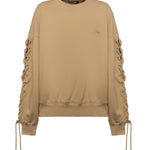 Maglia con lacci in cotone 115468 654 ROTATE 