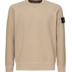 Maglione girocollo dal taglio ampio con dettagli a coste K1S155100036 S00B5V0094 STONE ISLAND 
