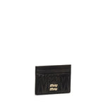 Portacarte in nappa matelassé 5MC076 AF6QF0201 MIU MIU 