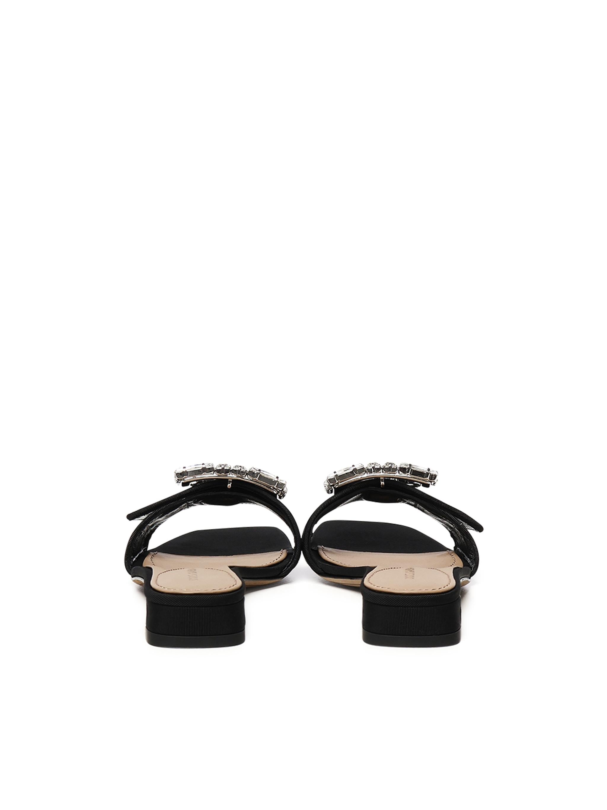 Sandali con fibbia gioiello CR1783 A9S2080999 DOLCE & GABBANA 