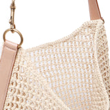 Borsa Oxalis in rafia macramè 773984 GAAEB9718 SAINT LAURENT 