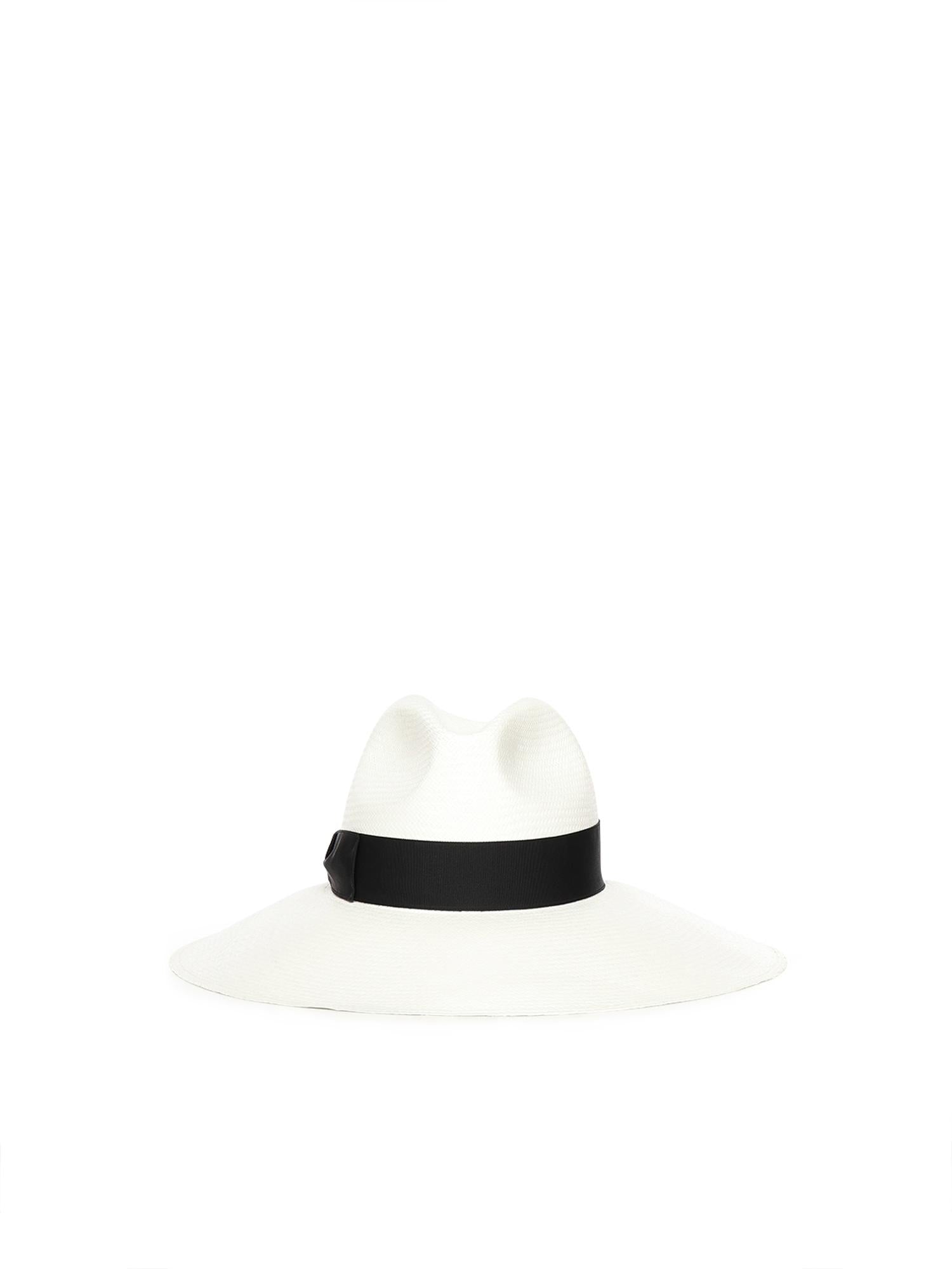 Cappello Sophie Panama con logo 232171 01A1 BORSALINO 
