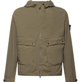 Giacca con cappuccio e logo L1S154100052 S0042V005G STONE ISLAND 