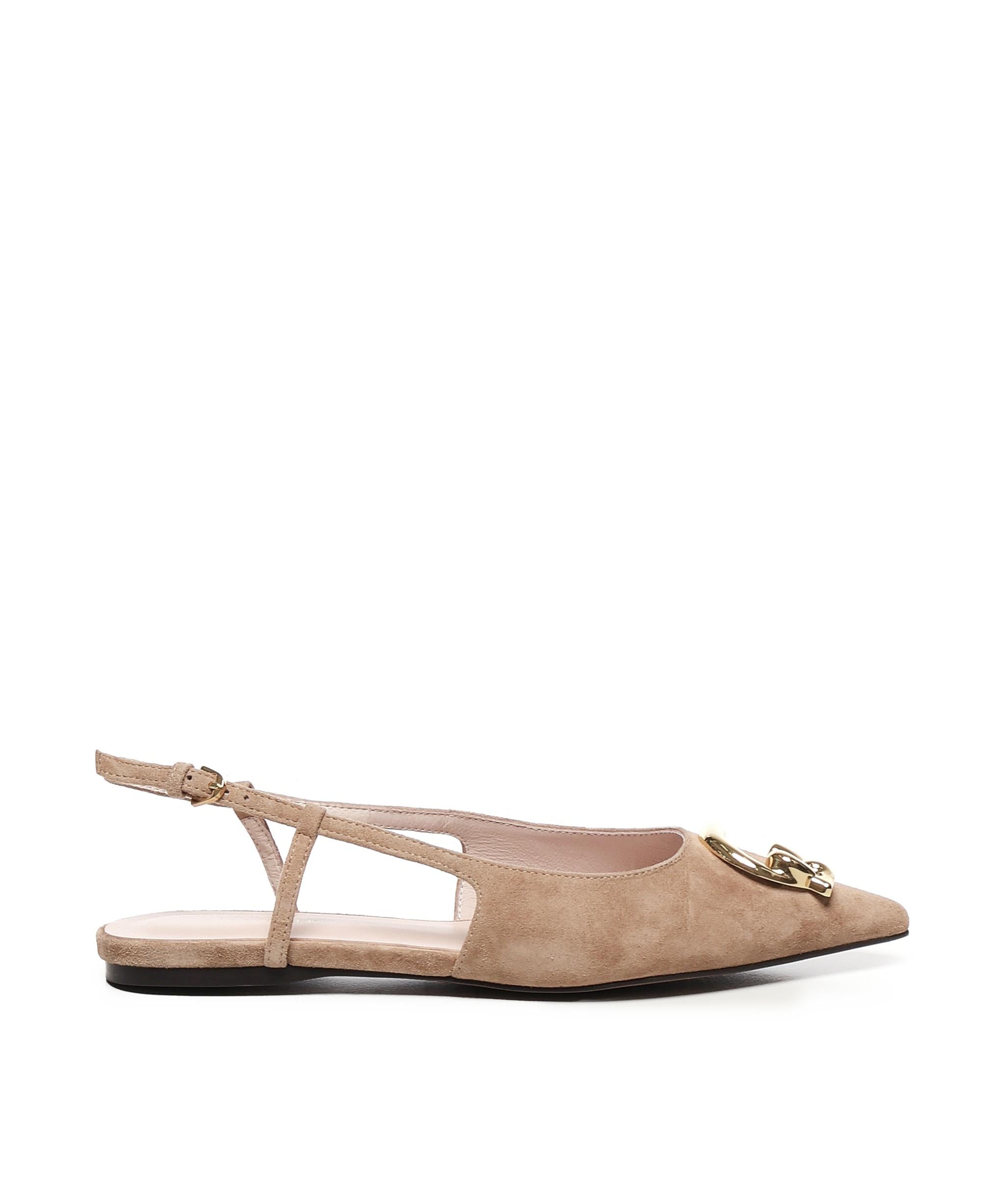 Slingback flat C-Me in suede E4SB2210201 N71 COCCINELLE 