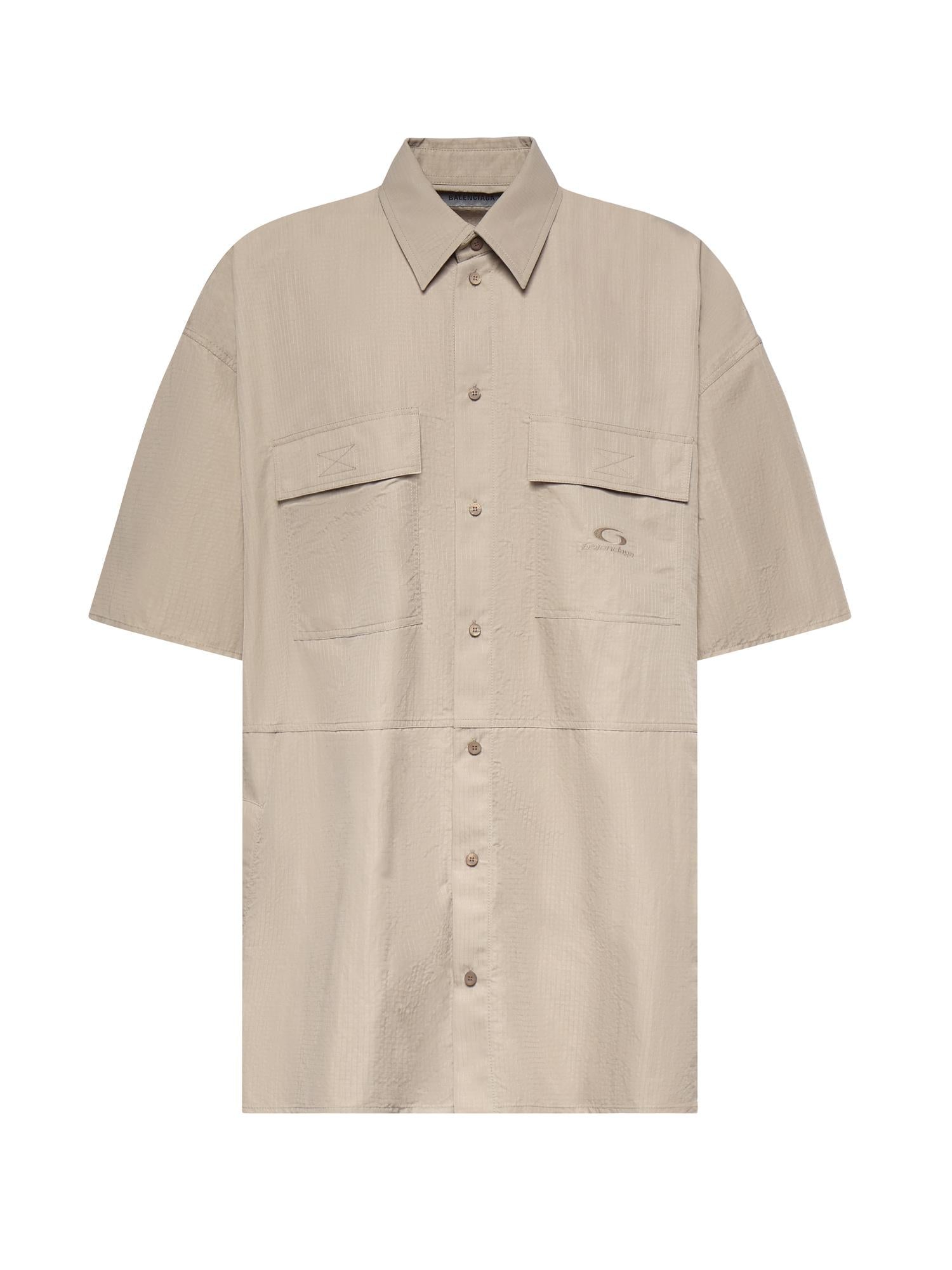 Camicia in nylon con logo 871285 TUO049501 BALENCIAGA 