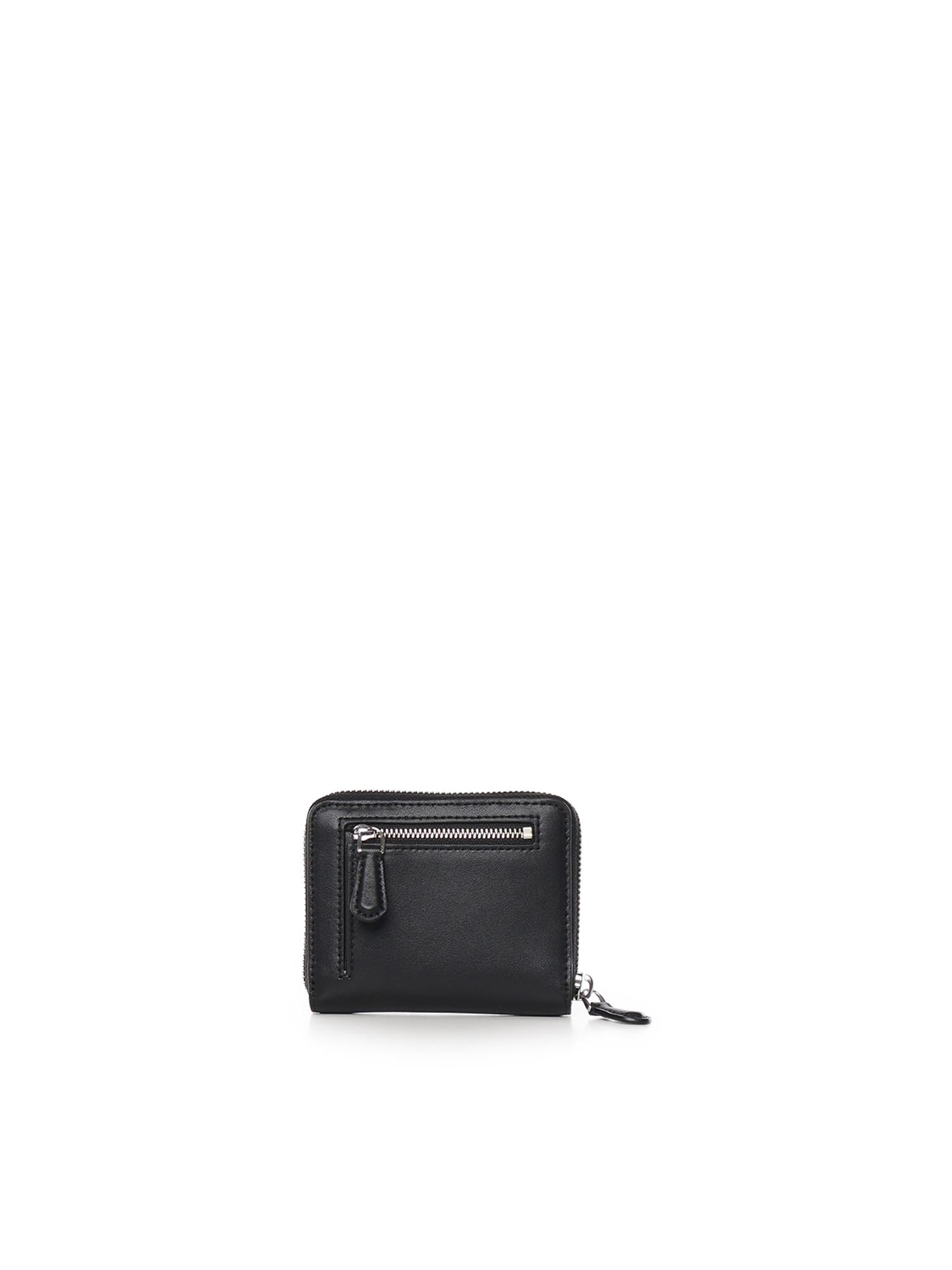 Portafoglio con logo in pelle 2R5SMP016S01 001 MARC JACOBS 