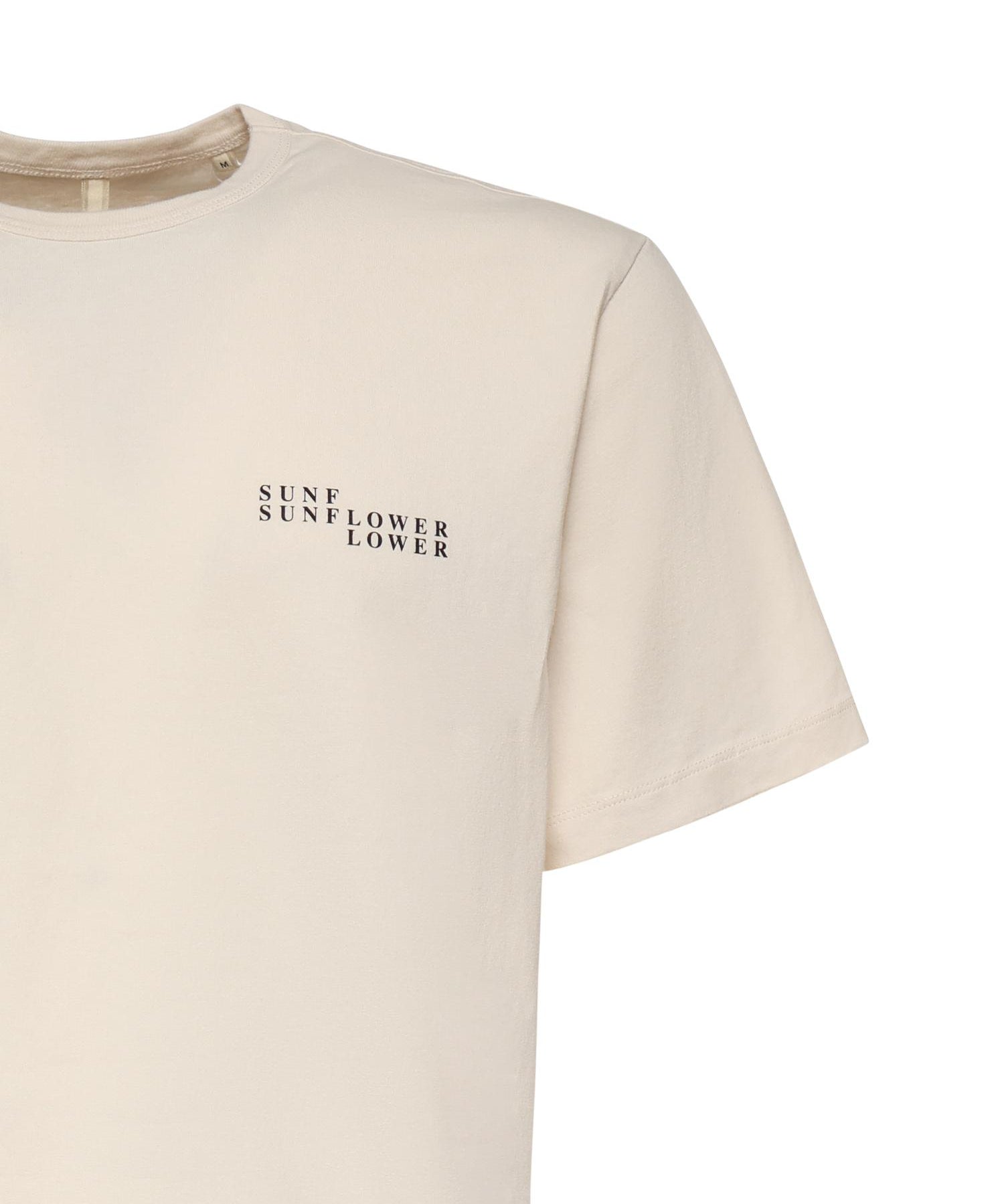 T-shirt in cotone con logo 2054  SUNFLOWER 